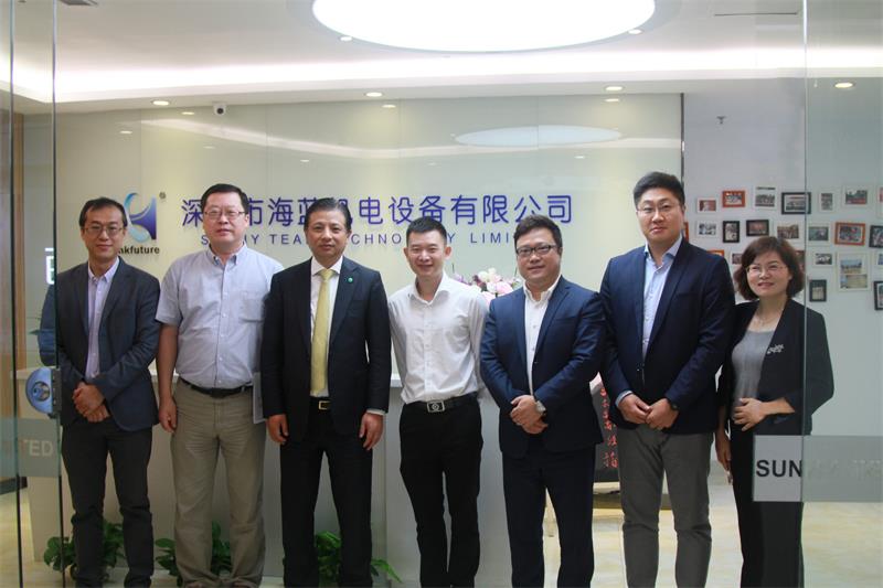 熱烈歡迎三菱電機(jī)自動(dòng)化蒞臨海藍(lán)機(jī)電參觀(guān)指導(dǎo)工作！